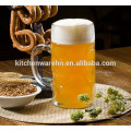 Haonai M-30622 Hot Sales Manufacturer direct beer glass stein with lid